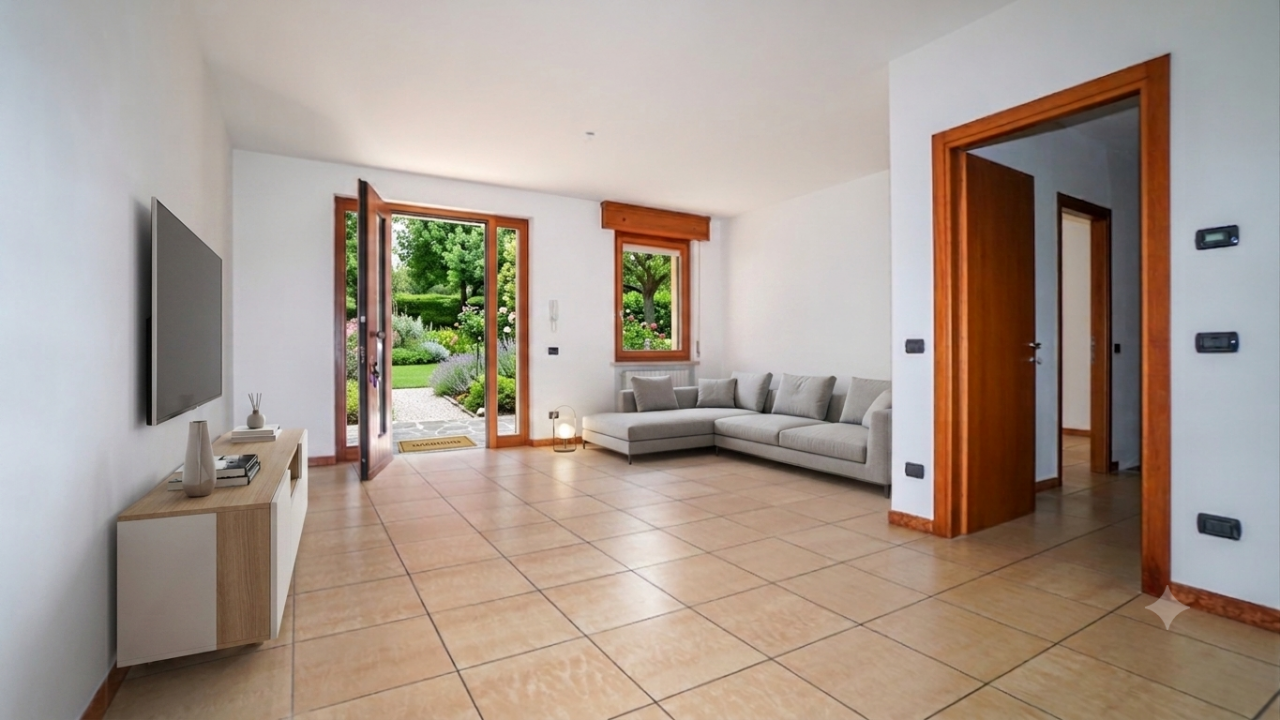 Appartamento con giardino privato e doppio garage ad Arcole in vendita a Arcole — foto 5
