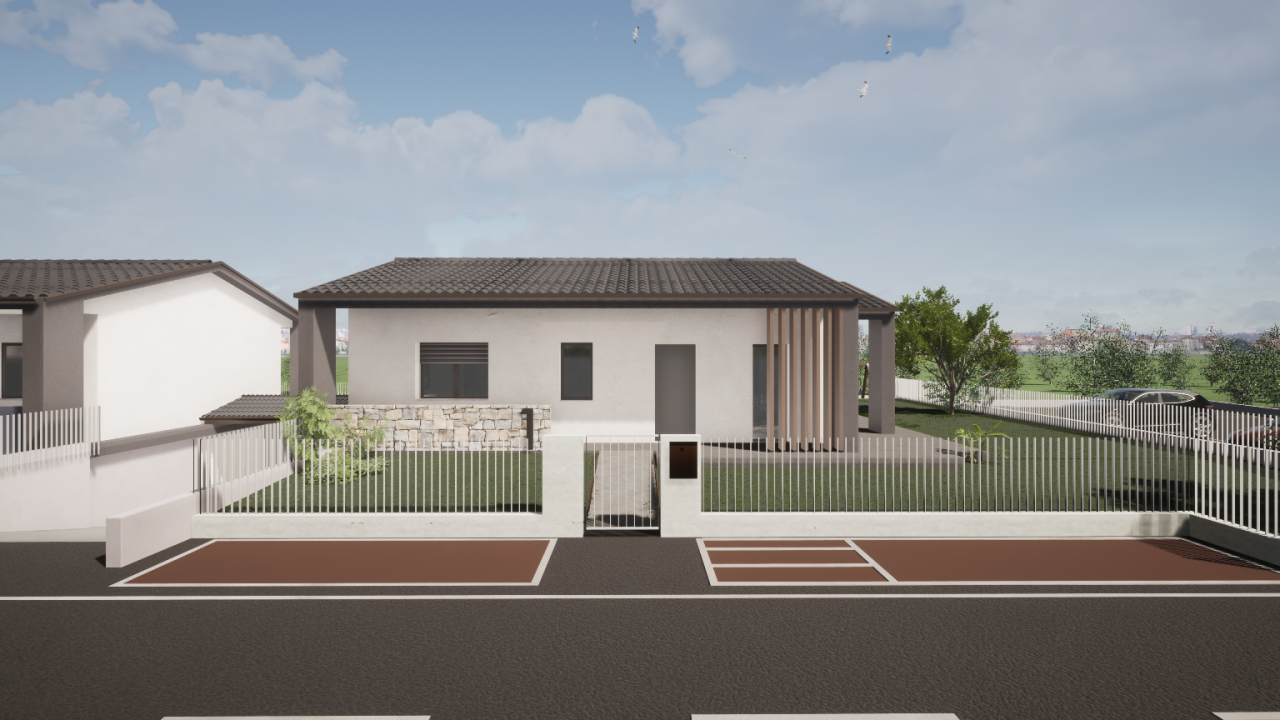 Casa singola moderna su un unico piano con ampio giardino in vendita a San Bonifacio — foto 1