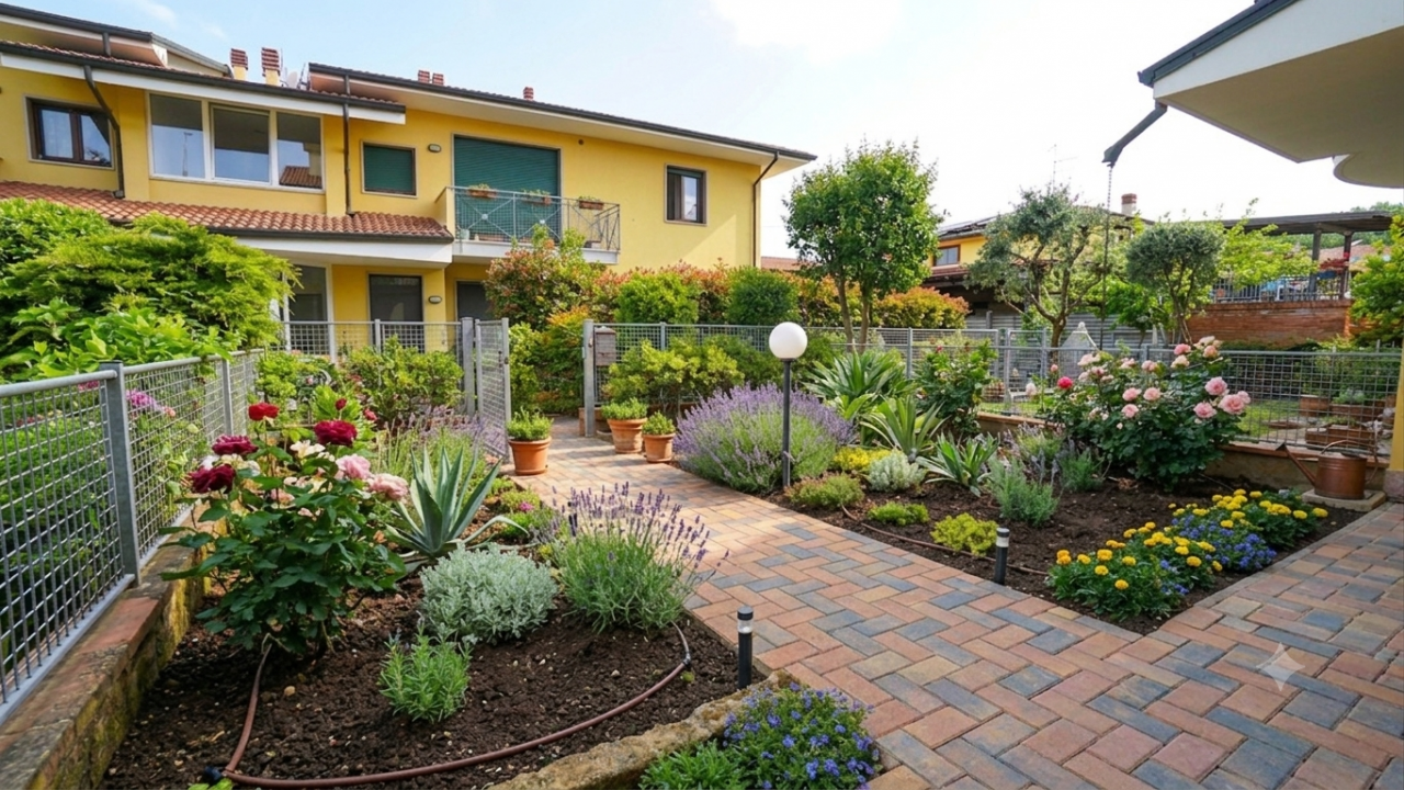 Villetta a Schiera Centrale con Giardino Privato e Garage per 3 Auto in vendita a San Bonifacio — foto 2