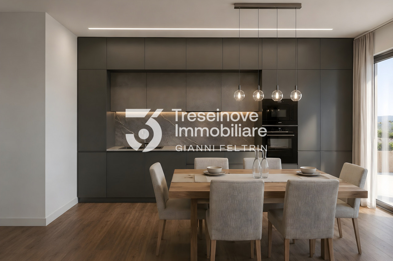 Quadrilocale al Piano Primo con Garage Doppio a Istrana