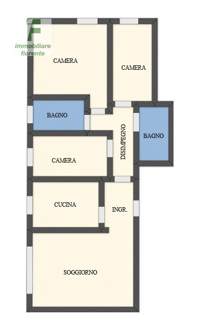 In quartiere residenziale, palazzina di 12 unità dotata di ascensore bell'appartamento al 1° pian...