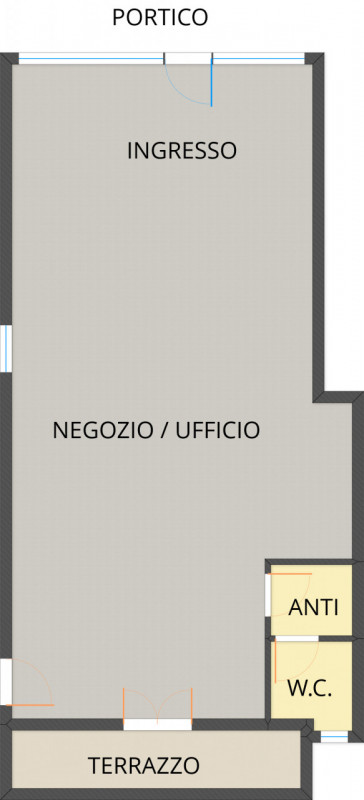 CADONEGHE: Mejaniga, negozio ideale anche come ufficio, esposto direttamente su Via Gramsci la Vi...