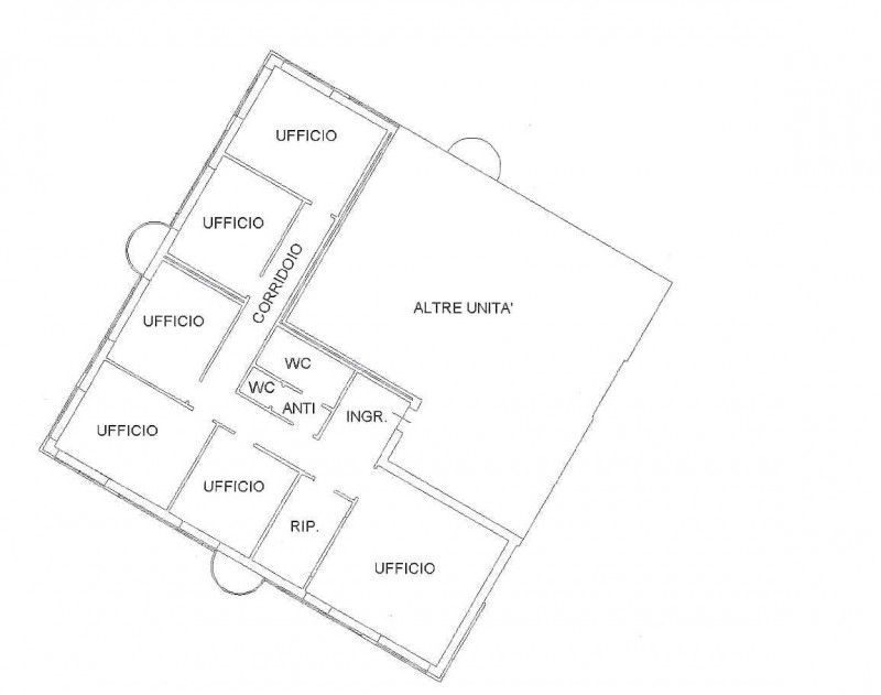 Limena Centro: In contesto recente e ben tenuto, proponiamo in locazione un ufficio moderno situa...