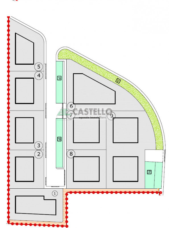 Curtarolo centro ottima occasione, disponibili lotti urbanizzati da 1.000mc a ~1.600mc urbanistic...
