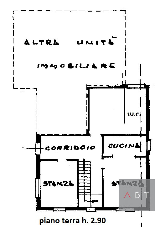 Situata nella frazione di Marsango, porzione di bifamiliare composta di: ingresso, cucina-sala pr...