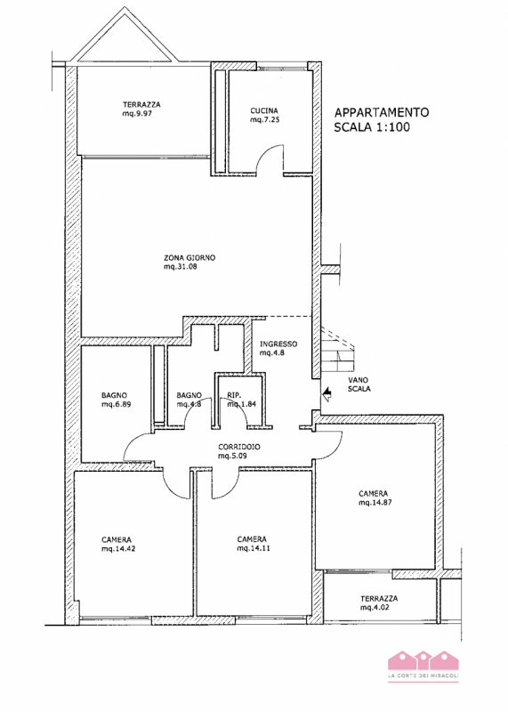 LOCAZIONE 3+2 CON SPOSTAMENTO RESIDENZA - VICENZA, ZONA TEATRO NUOVO: A DUE PASSI DALLE MURA STOR...