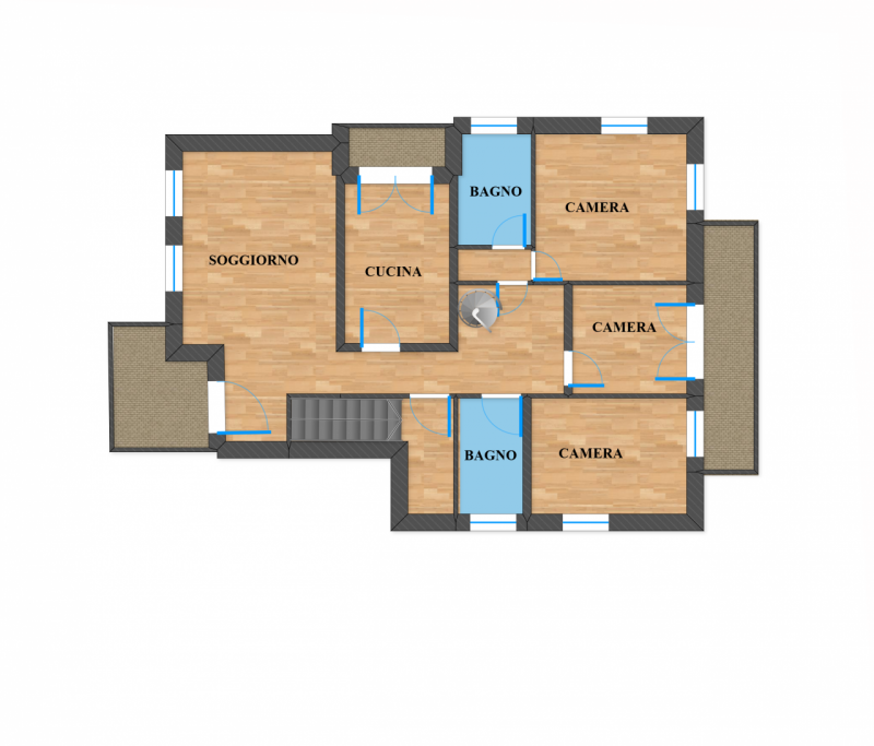 CARPANEDO proponiamo in vendita meravigliosa e importante villa immersa nel verde, dagli ampi spa...