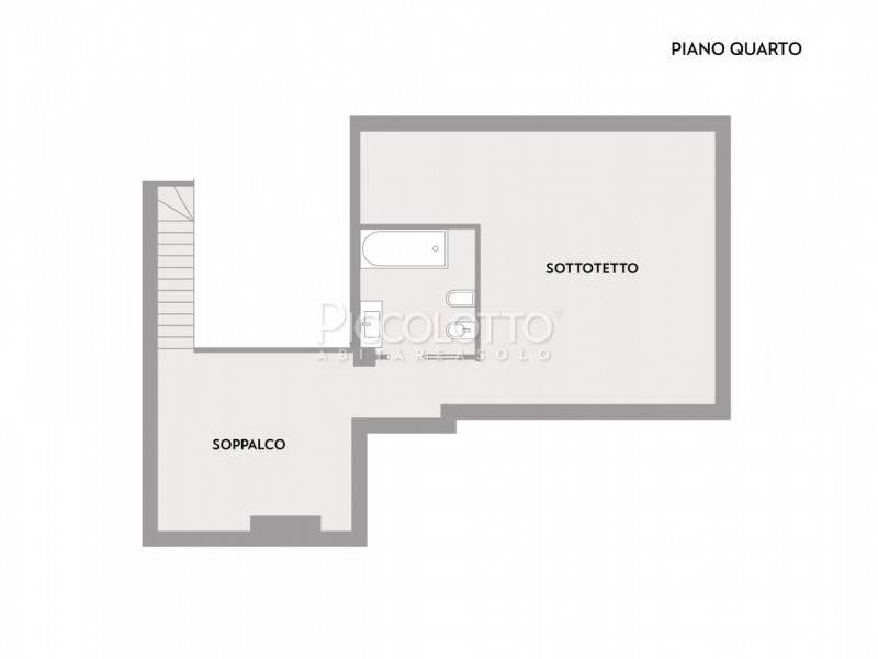Rif. V2126 - Casella d'Asolo, pregevole appartamento duplex in vendita, ubicato all'ultimo piano ...