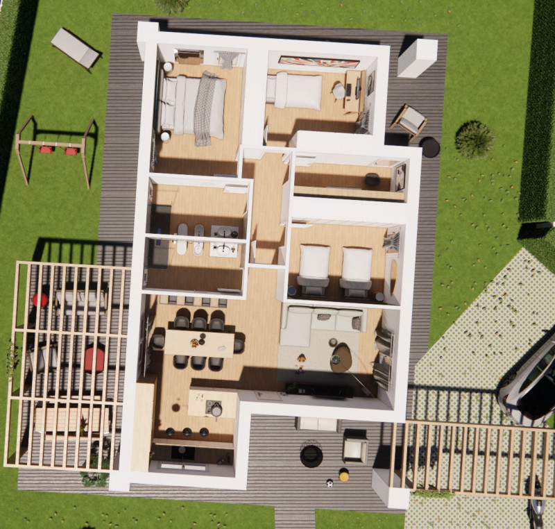 In prima zona di campagna, adiacente a quartiere residenziale ottimamente collegata, proponiamo v...