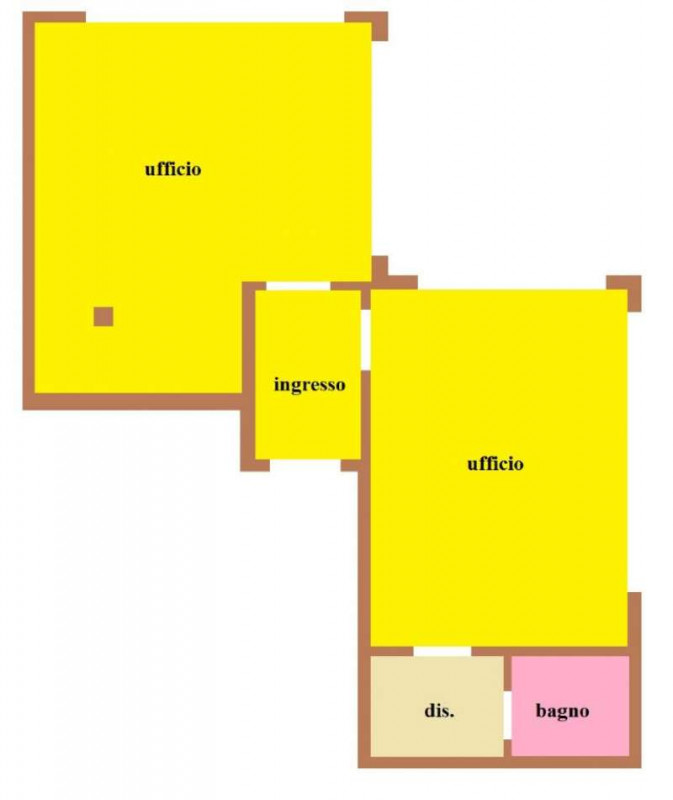 A Carità  di Villorba (TV), piazza Aldo Moro, proponiamo in VENDITA ufficio di 57 metri quadrati ...