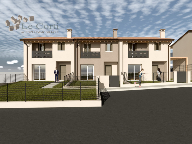 In una tranquilla zona residenziale di Meledo proponiamo in vendita ultime due villette di testa ...