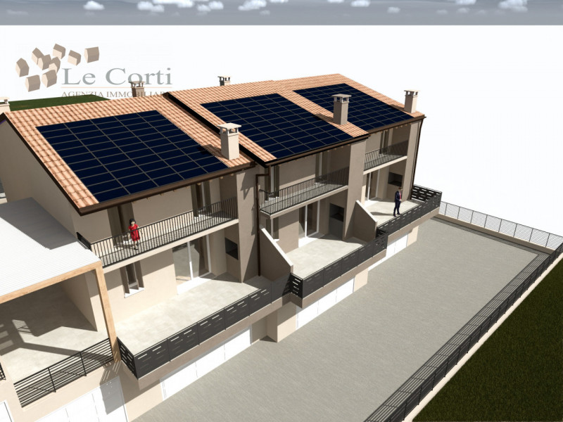 In una tranquilla zona residenziale di Meledo proponiamo in vendita ultime due villette di testa ...