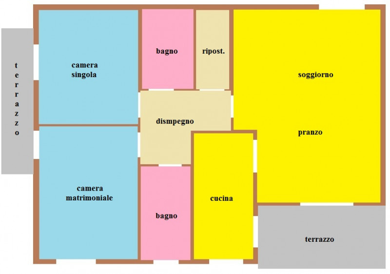 A Carità di Villorba (TV) proponiamo in affitto appartamento, al piano secondo e ultimo, servito ...