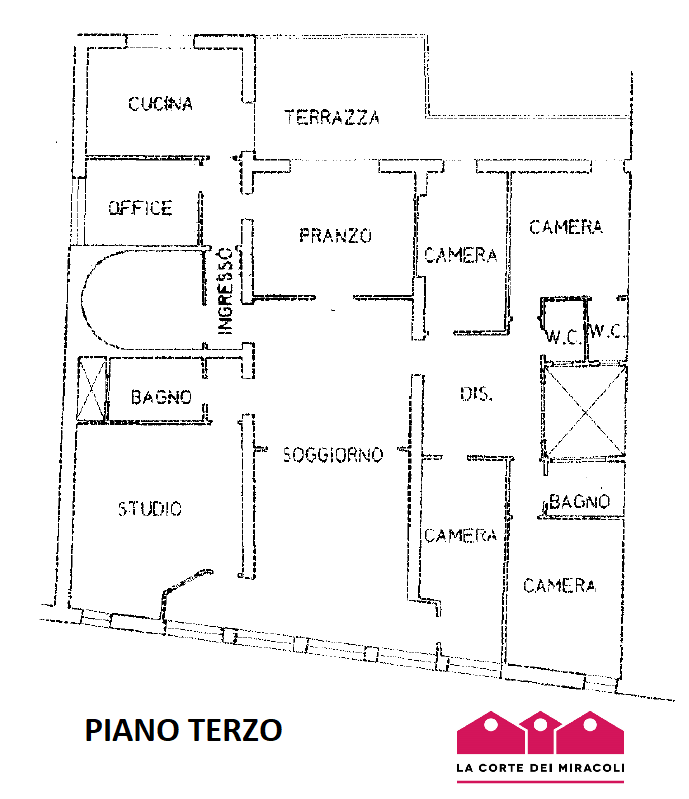DISPONIBILE DA LUGLIO 2026 - SAN BIAGIO: AFFASCINANTE APPARTAMENTO QUADRICAMERE DI CIRCA 270 MQ. ...