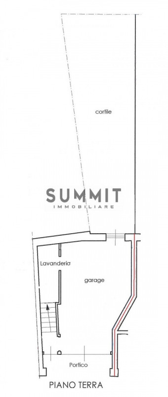 PIOVENE ROCCHETTE: CASA A SCHIERA di centro, bicamere allo stato grezzo ma consegnata con finitur...