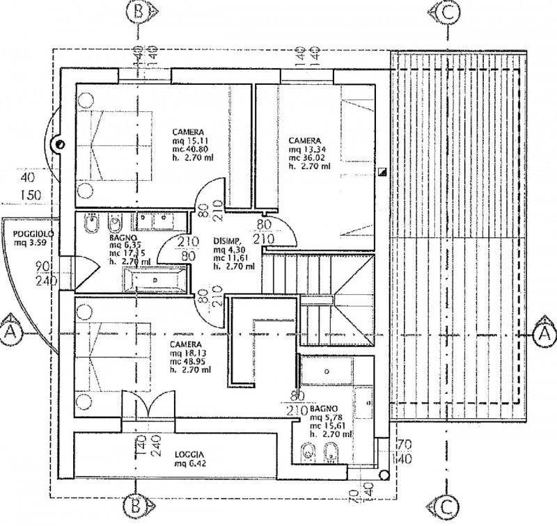 CASELLE DI SANTA MARIA DI SALA Lotto Urbanizzato di Mq. 500 con Progetto approvato e ritirato, on...