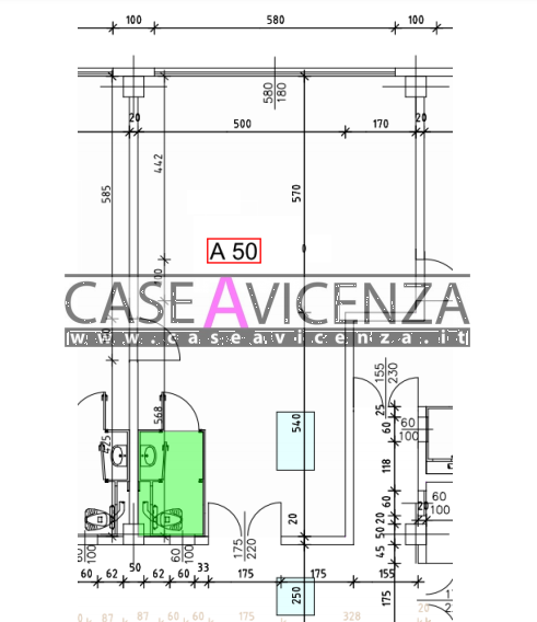 CAMISANO VICENTINO - C.E.B -UFFICIO al piano primo di 70 mq canone di locazione mensile euro 380,...