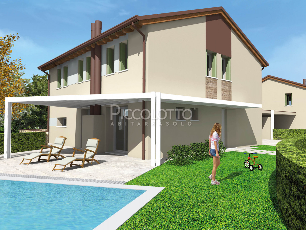 Castelcucco - Villa Bifamiliare di nuova costruzione finita chiavi in mano