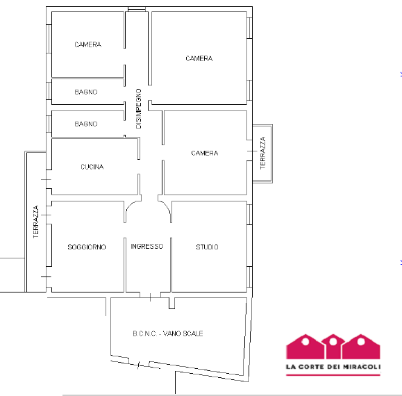 DISPONIBILE DA FINE GIUGNO - CENTRO STORICO: SPLENDIDO APPARTAMENTO CON 3 CAMERE DA LETTO SITUATO...