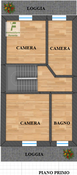 In QUARTIERE RESIDENZIALE...RECENTISSIMA LUMINOSA PORZIONE DI TESTA PAVIMENTATA in LEGNO di CASA ...