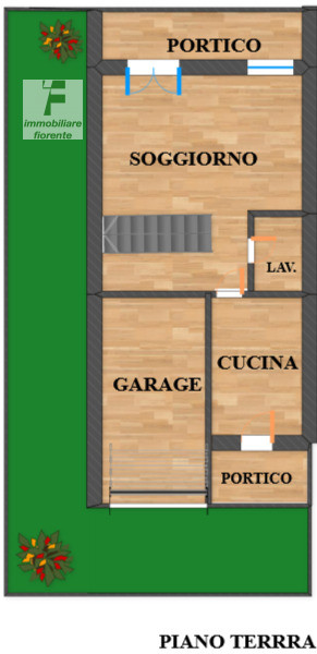 In QUARTIERE RESIDENZIALE...RECENTISSIMA LUMINOSA PORZIONE DI TESTA PAVIMENTATA in LEGNO di CASA ...