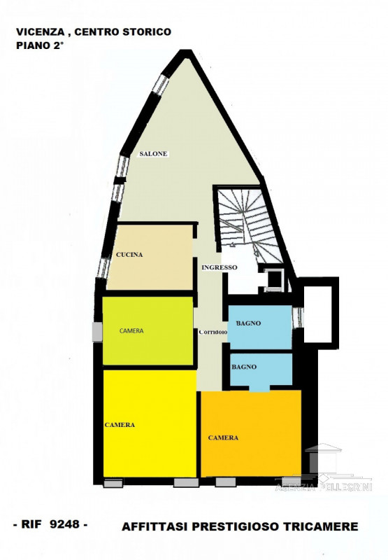 VICENZA, NEL CUORE DEL CENTRO STORICO a 100 metri da Piazza dei Signori in strada laterale tranqu...
