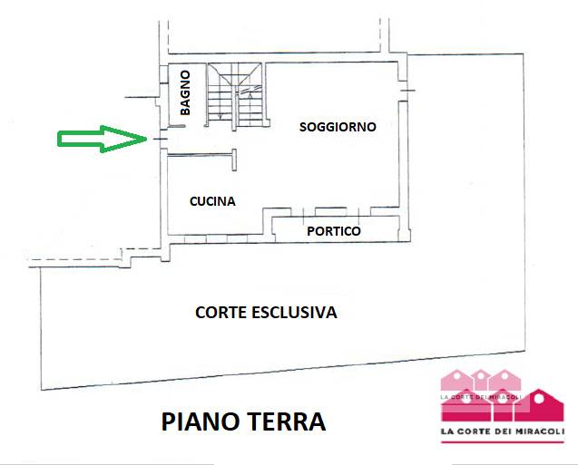 POIANELLA: ELEGANTISSIMA SCHIERA D'ANGOLO DAGLI SPAZI GENEROSI, GRANDE LUMINOSITA', PRIVACY, FINI...