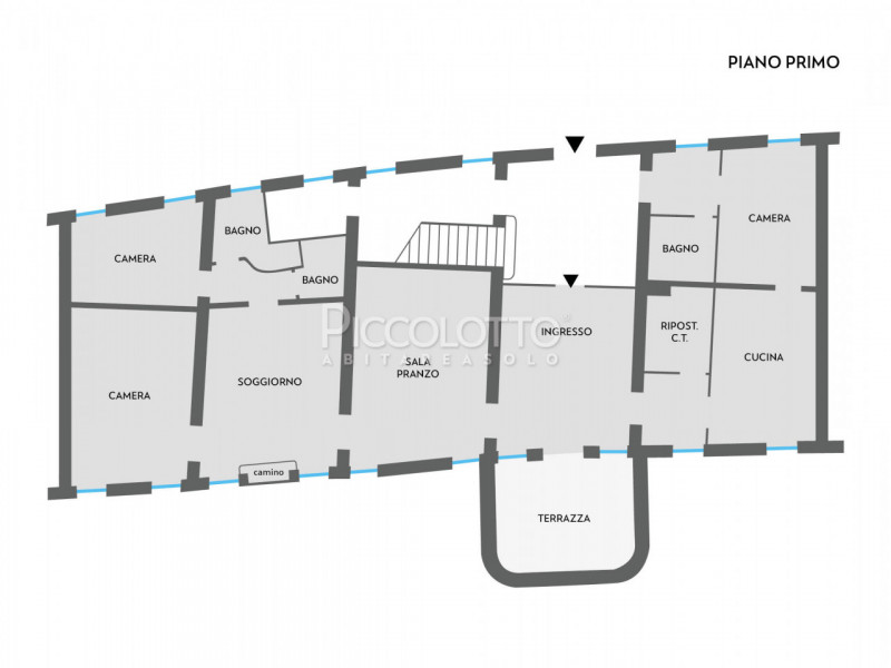 Rif. V4502 - Nel suggestivo centro di Asolo, a pochi passi dalla piazza centrale e dall'Hotel Vil...