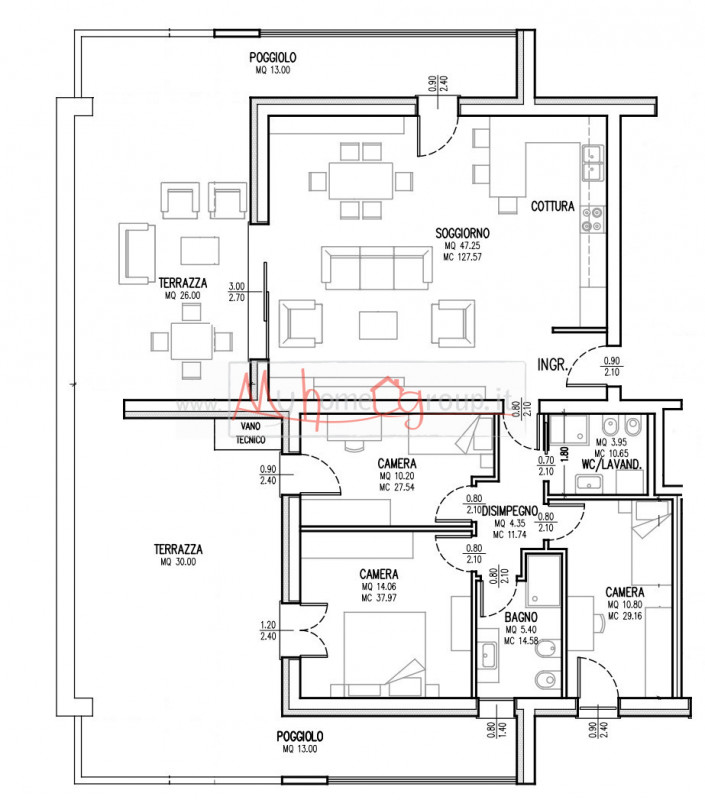 TENCAROLA - (Rif.A903-S) - Questa descrizione riguarda un nuovo appartamento pronto da abitare al...