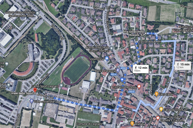 Disponibili 3 POSTI LETTO 

Poco distante dal centro di Legnaro e dal campus Agripolis, c.a 10 Mi...