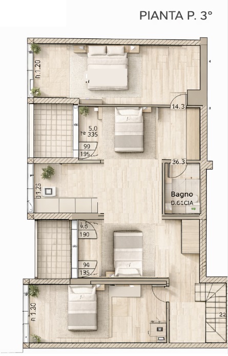 All'interno di una signorile palazzina, proponiamo un ampio appartamento duplex al secondo piano,...