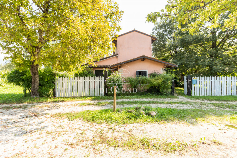 Monfumo versante nord:  casale tipico della zona, isolato ed immerso nel verde, con destinazione ...