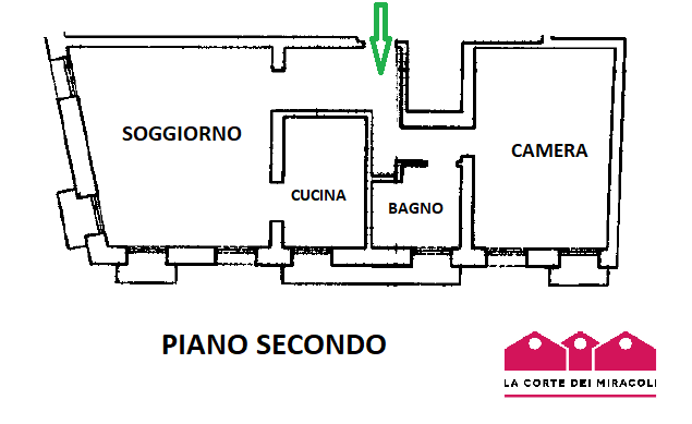 CENTRO STORICO: LUMINOSO ED ELEGANTE BILOCALE AMMOBILIATO. GARAGE A POCHI PASSI. RIF. 1461. EURO ...