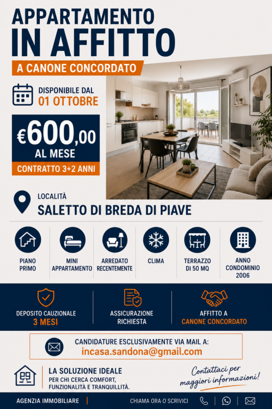AFFITTI Appartamento a Breda di Piave – foto 1