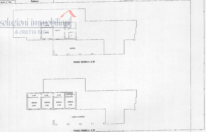 Cerchi un classico rustico nelle campagne vicino a Mestrino con la possibilità di creare più porz...