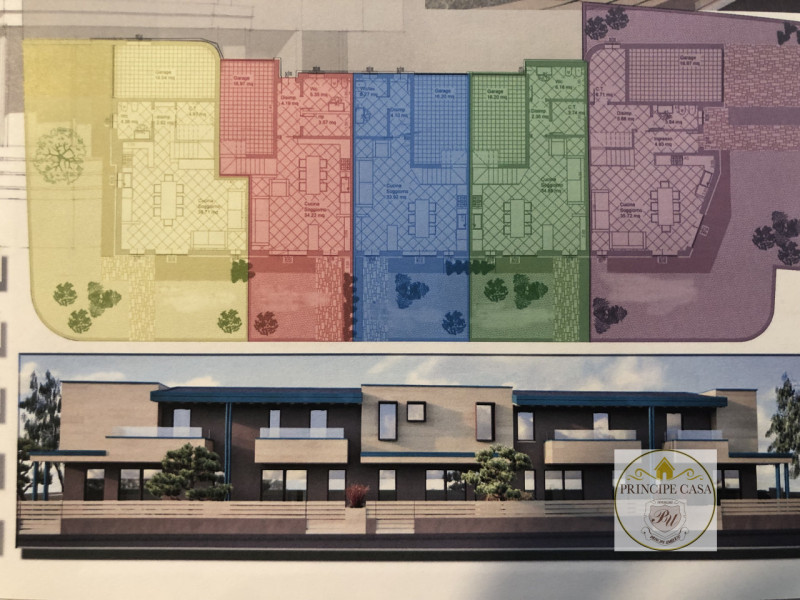 CSz.124 Quartiere residenziale comodo ai servizi, accoglie complesso abitativo composto da n.5 un...