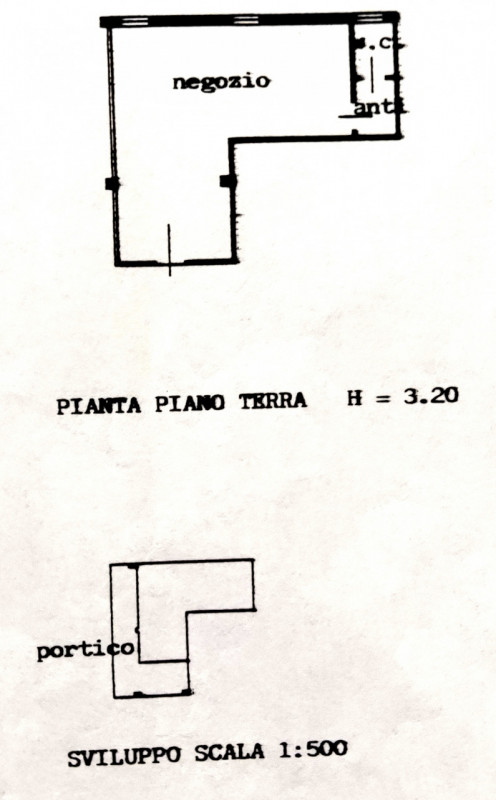 AFFITTO a Campo San Martino in ottima posizione in centro a Marsango NEGOZIO di circa 50 mq al pi...