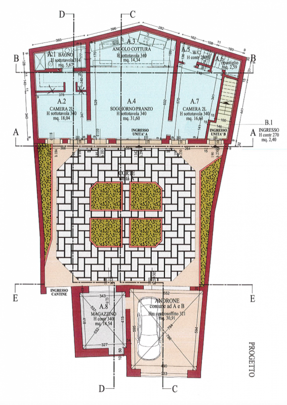 CORSO PADOVA: CASA INDIPENDENTE DA RISTRUTTURARE CON GIARDINO PRIVATO E ANDRONE PRIVATO. EURO 350...