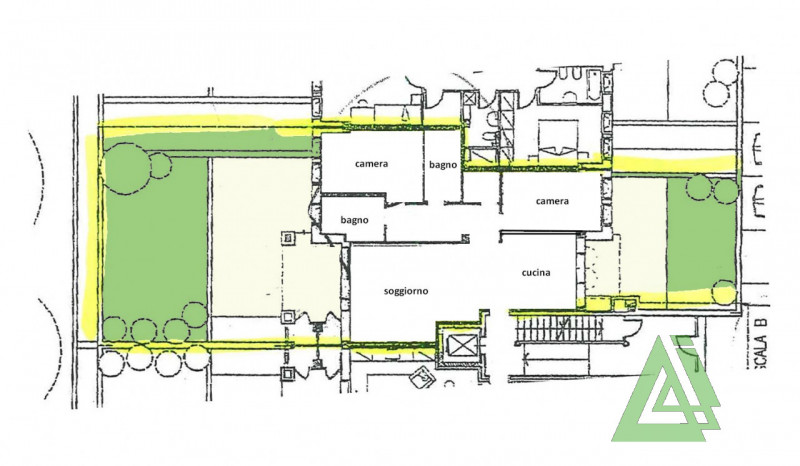 Proponiamo in vendita raffinato appartamento quadrilocale di circa 100 mq, situato al piano terra...
