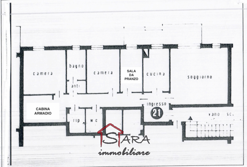 Padova – Zona Chiesanuova. Disponibile dal 1° ottobre: Sara Immobiliare propone in locazione un r...