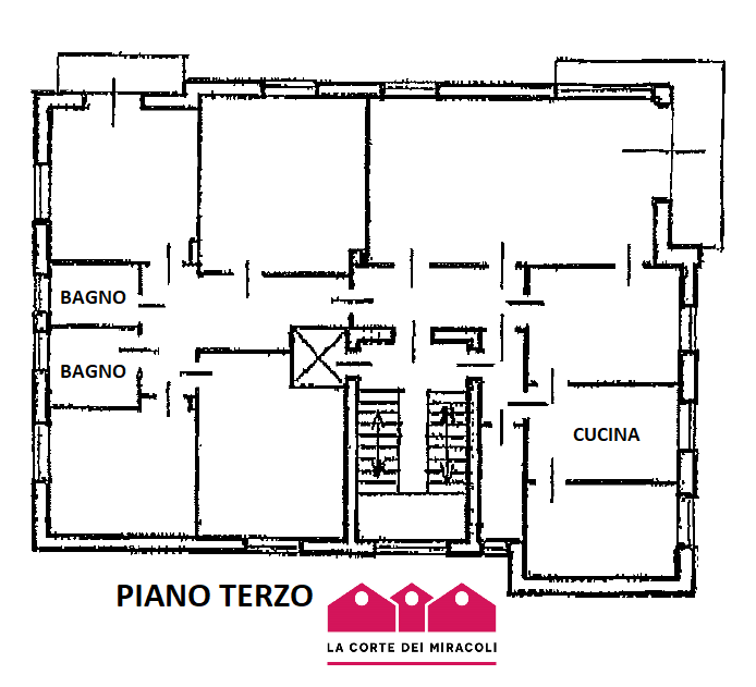 CENTRO STORICO: IN SIGNORILE CONTESTO, PROPONIAMO UN LUMINOSO QUADRI-CAMERE DALLA METRATURA GENER...