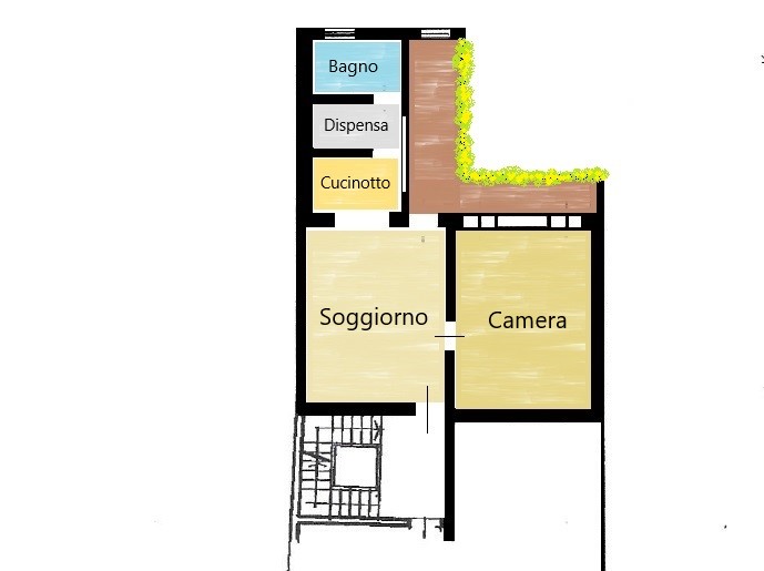 ZONA  CORSO PADOVA – MINI APPARTAMENTO ARREDATO VICINO AL CENTRO STORICO posizione centralissima ...