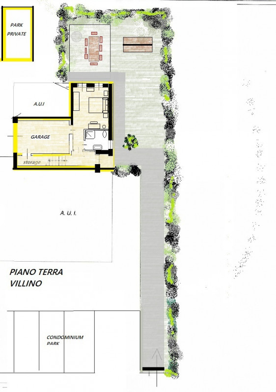 VICENZA – Casa accostata con giardino. Si trova in zona residenziale molto comoda alla base ameri...