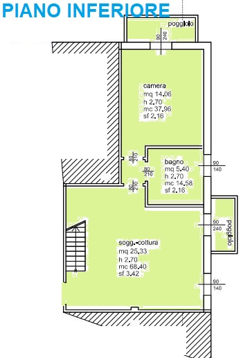 Teolo San Biagio affittasi appartamento arredato ultimo piano con ascensore recente costruzione. ...