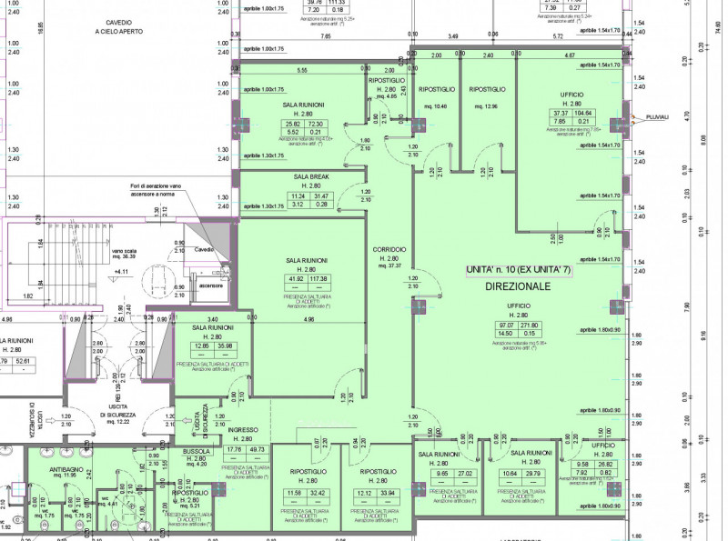 VICENZA - PONTE ALTO - In nuovo elegante stabile commerciale-direzionale disponibilità di ufficio...