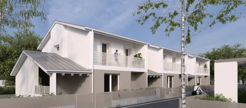 PIOMBINO DESE loc. TORRESELLE - Proponiamo in vendita interessante porzione centrale di trifamili...