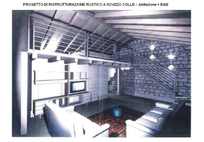 PORZIONE INDIPENDENTE DI RUSTICO DA RISTRUTTURARE IN VENDITA A SOVIZZO COLLE, LOCALITA' VIGO - Ri...