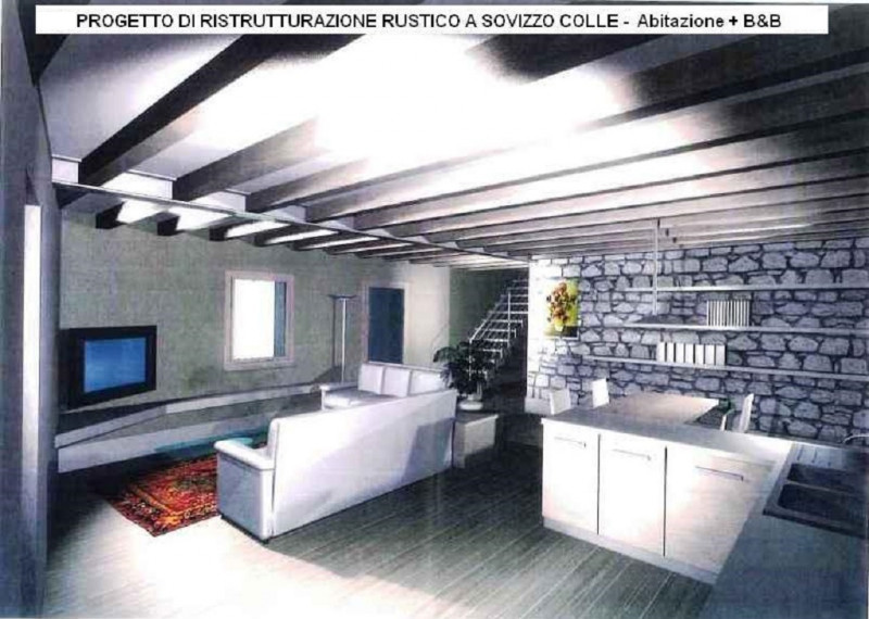 PORZIONE INDIPENDENTE DI RUSTICO DA RISTRUTTURARE IN VENDITA A SOVIZZO COLLE, LOCALITA' VIGO - Ri...