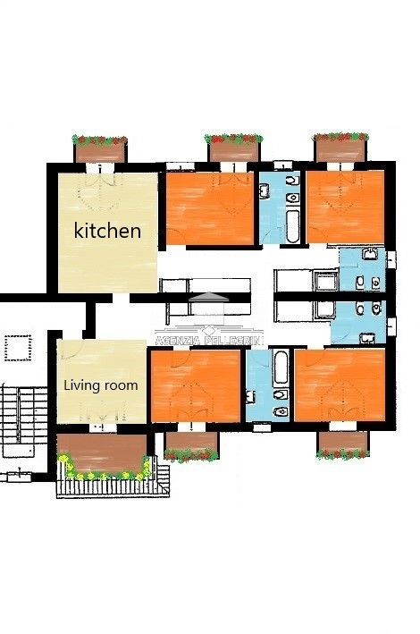 VICENZA, INTERNAL AREA IN VIALE DELLA PACE, 300 METERS from the EDERLE CASERMA.
The condominium i...