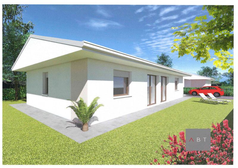 Nuova porzione di bifamiliare sviluppata completamente al piano terra e composta di: ingresso, so...